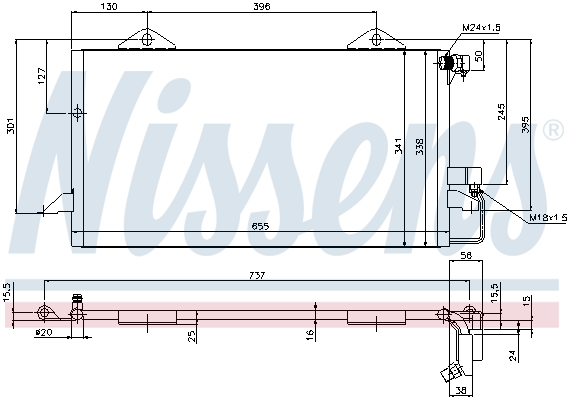 Ns94206 Ai5118 Gr922955 Vl816893 8a0260403ab Radiator Kond Audi 80 A6 1 9td Tdi 92 97 Kupit V Avto1 Avtozapchasti