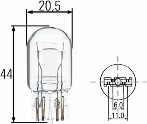 8gd 008 893 002 Lampa P21 5w 12v W3x16q Stop Gabarit Kupit V Avto1 Avtozapchasti