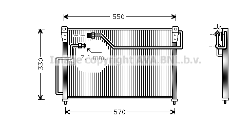 Mz5107 Ns94293 Gr923125 Gb661480 Radiator Kond Mazda 626 Iv 2 0 92 97 Kupit V Avto1 Avtozapchasti