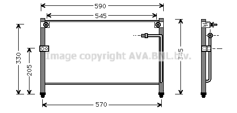 Ava Quality Cooling Mz5112 Radiator Kondicionera