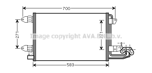 Vw5209 Ns94684 Vl817777 8fc 351 301 041 1k0820411f Radiator Kond Audi A3 Vw Golf Plus 03 Kupit V Avto1 Avtozapchasti