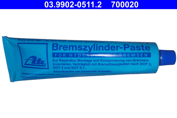 03.9902-0511.2 Смазка Bremszylinder-Paste, для гидравлических тормозных  цилиндров, монтажа тормозных поршней (нано купить в Авто1 автозапчасти